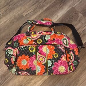 Vera Bradley Ziggy Zinnia Weekender Duffle Tote Bag NWOT